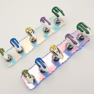 Handcrafted Twenty One Pilots Self Titled Era Med Almond Press-On Nails Handmade